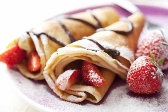 Pistazien-Crepes