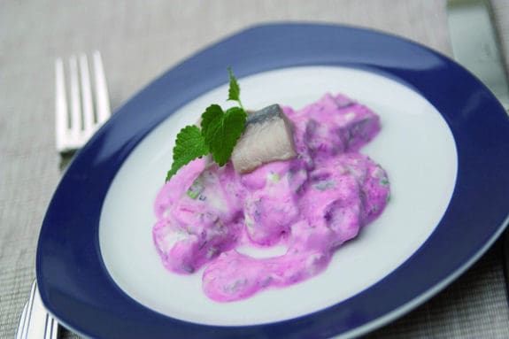 Roter Rheinischer Heringssalat Rezept