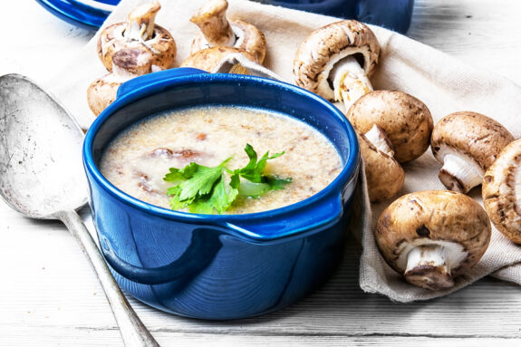 Champignon-Rahmsuppe
