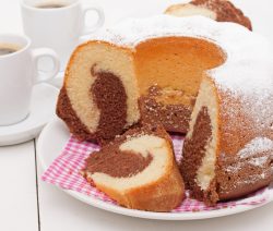 Marmorkuchen in Gugelhupfform