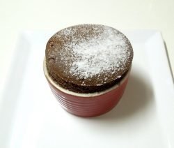 Schokoladen Souffle mit Cognac