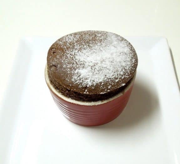 Schokoladen Souffle mit Cognac