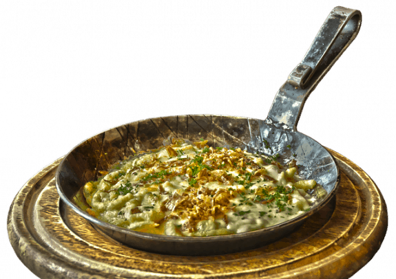 Überbackene Spätzle mit Rahmpfifferlingen I GekonntGekocht