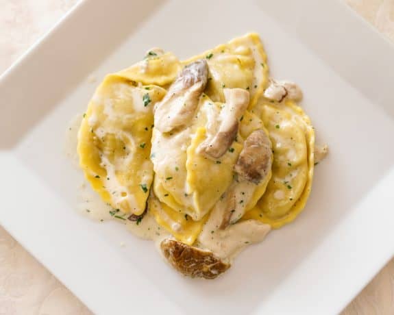 Steinpilzravioli