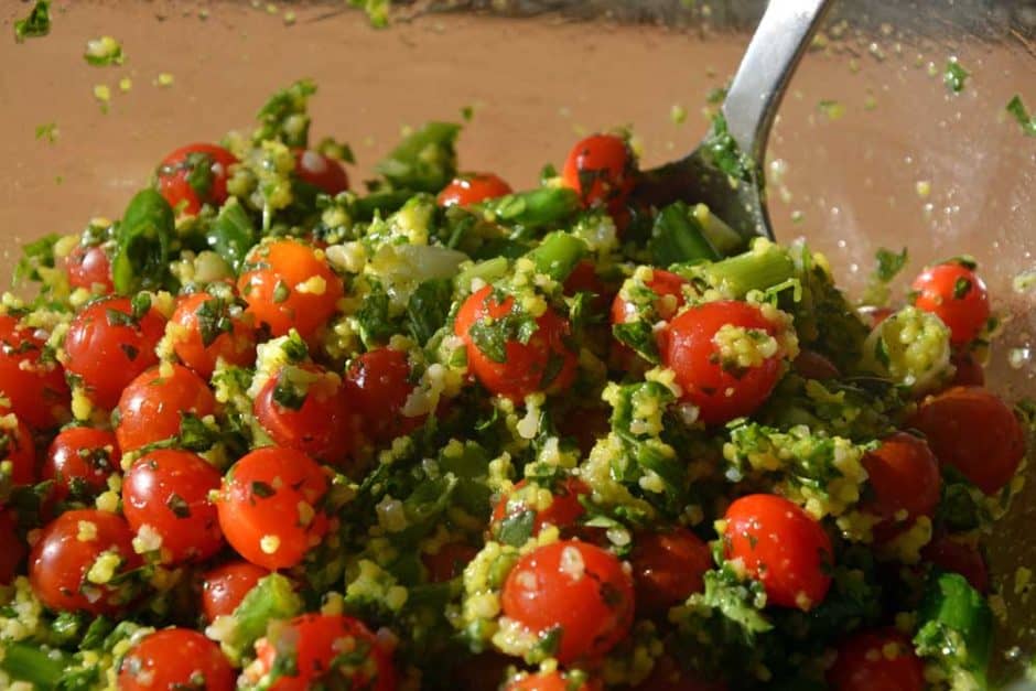 Tabouleh - Arabischer Bulgursalat mit Petersilie und Minze Rezept