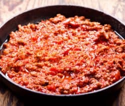 Fleischsauce aus Hackfleisch