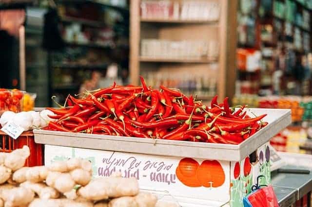 Piment d'Espelette Chili-Gewürz aus der Chili-Sorte Gorria