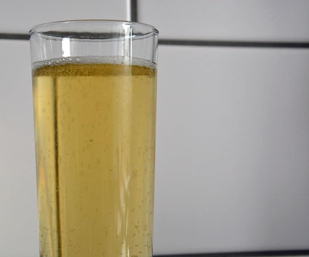 Ein Glas "Gaffel" Fassbrause
