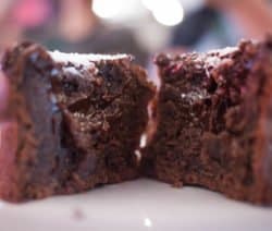 half-baked-Schokokuchen