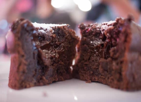 half-baked-Schokokuchen