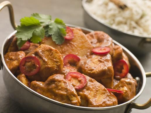 Das indisch-britische Nationalgericht Chicken Tikka Masala