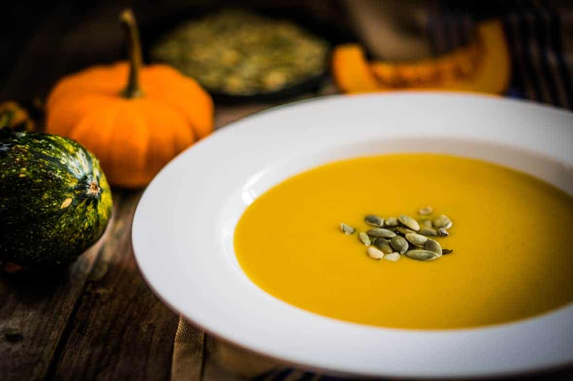 Leckere Kürbis-Orangen-Suppe mit Ingwer | GekonntGekocht Herbstrezept