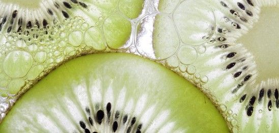 Foto einer Kiwi, der typischen Frucht Neuseelands