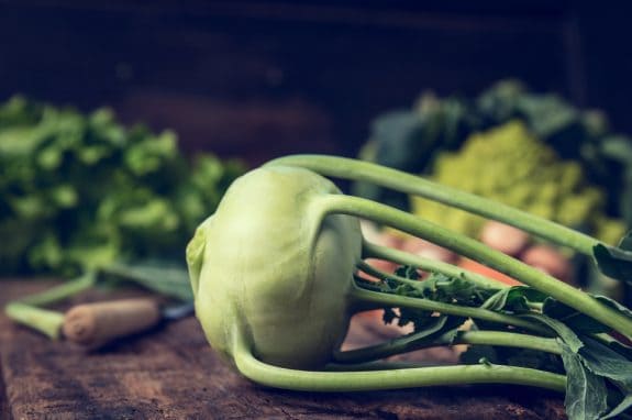 kohlrabischaumsüppchen in der knolle
