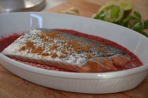 Lachs Vorbereitung