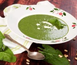 Spinatcremesuppe