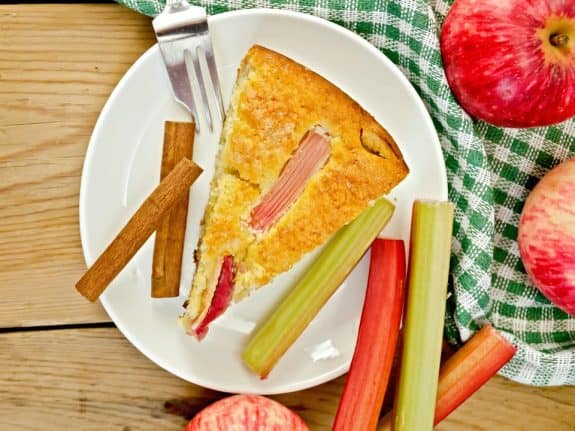 Rhabarber Quark-Rührteig-Kuchen