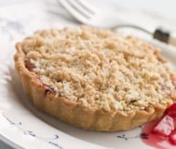 Rhubarb Crumble Tart
