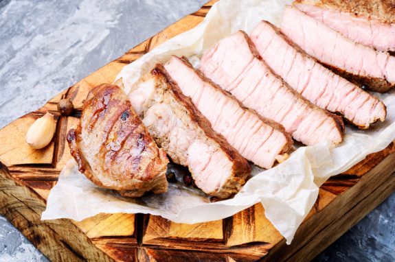 Rinderhuft Braten