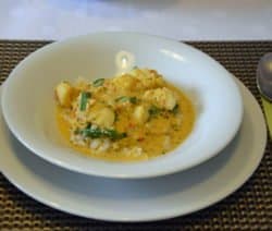 Fisch / Garnelen Curry thailändisch