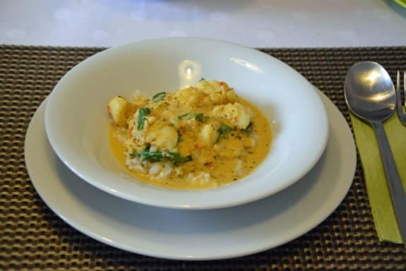 Fisch / Garnelen Curry thailändisch