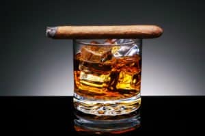 Cigar on Drink